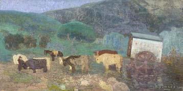 Pedro Figari La carreta oil painting image